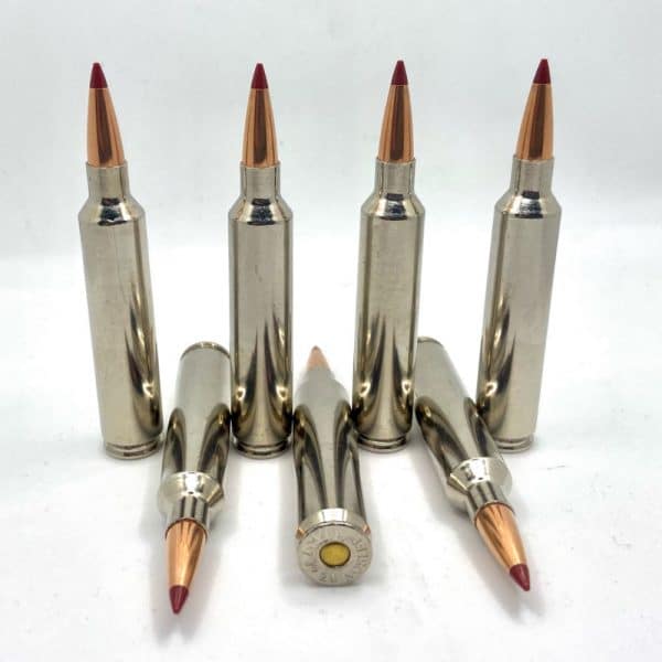 28 Nosler-162 Grain ELD-X, New Nickel Cases, 20 Rounds-Precision Ammunition