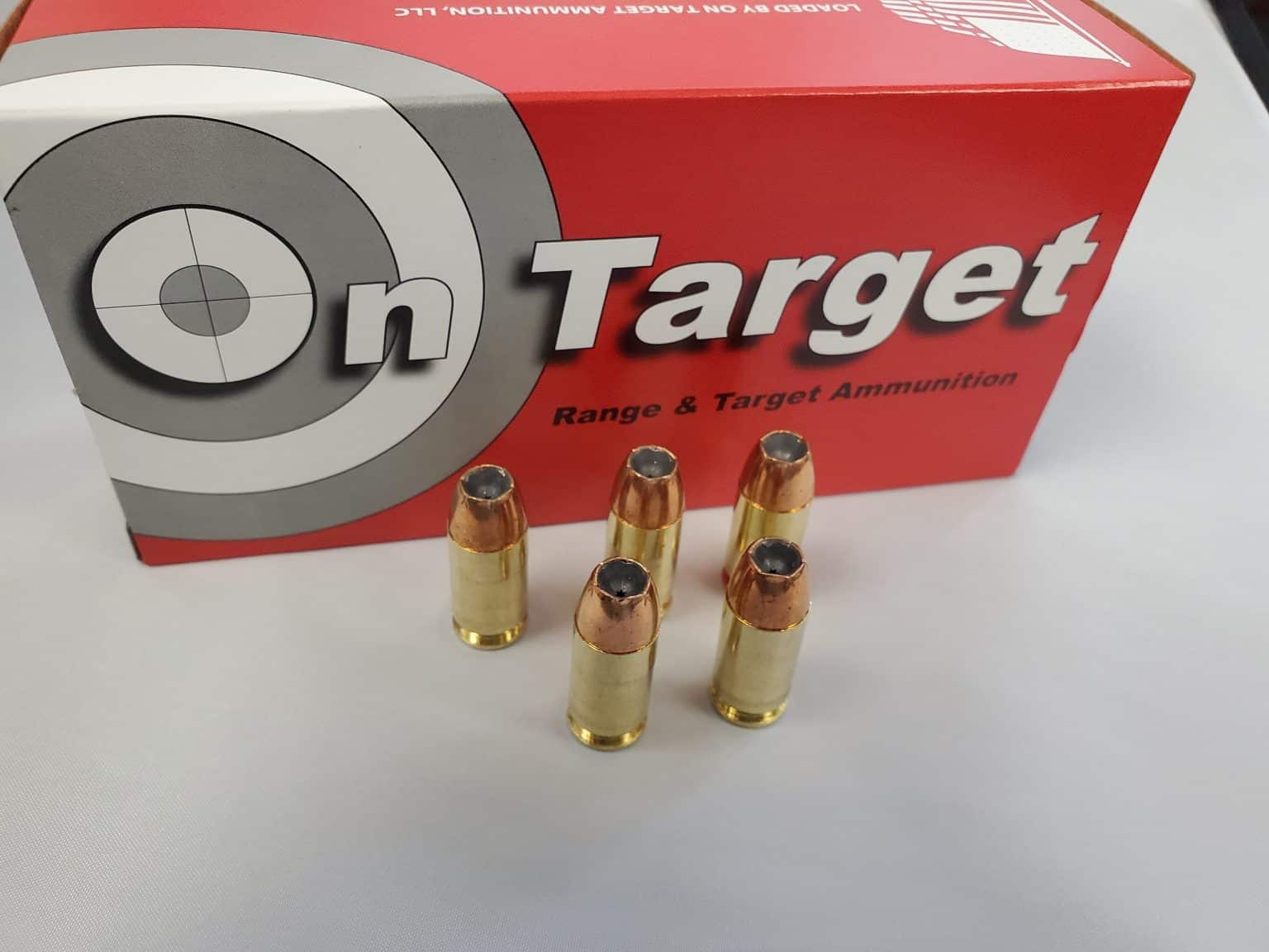 45 ACP Ammunition230 grain JHPNew Brass50 Rounds100 Made in the