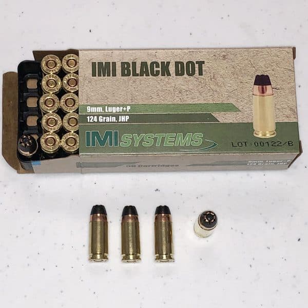 IMI 9mm 124gr Black Dot