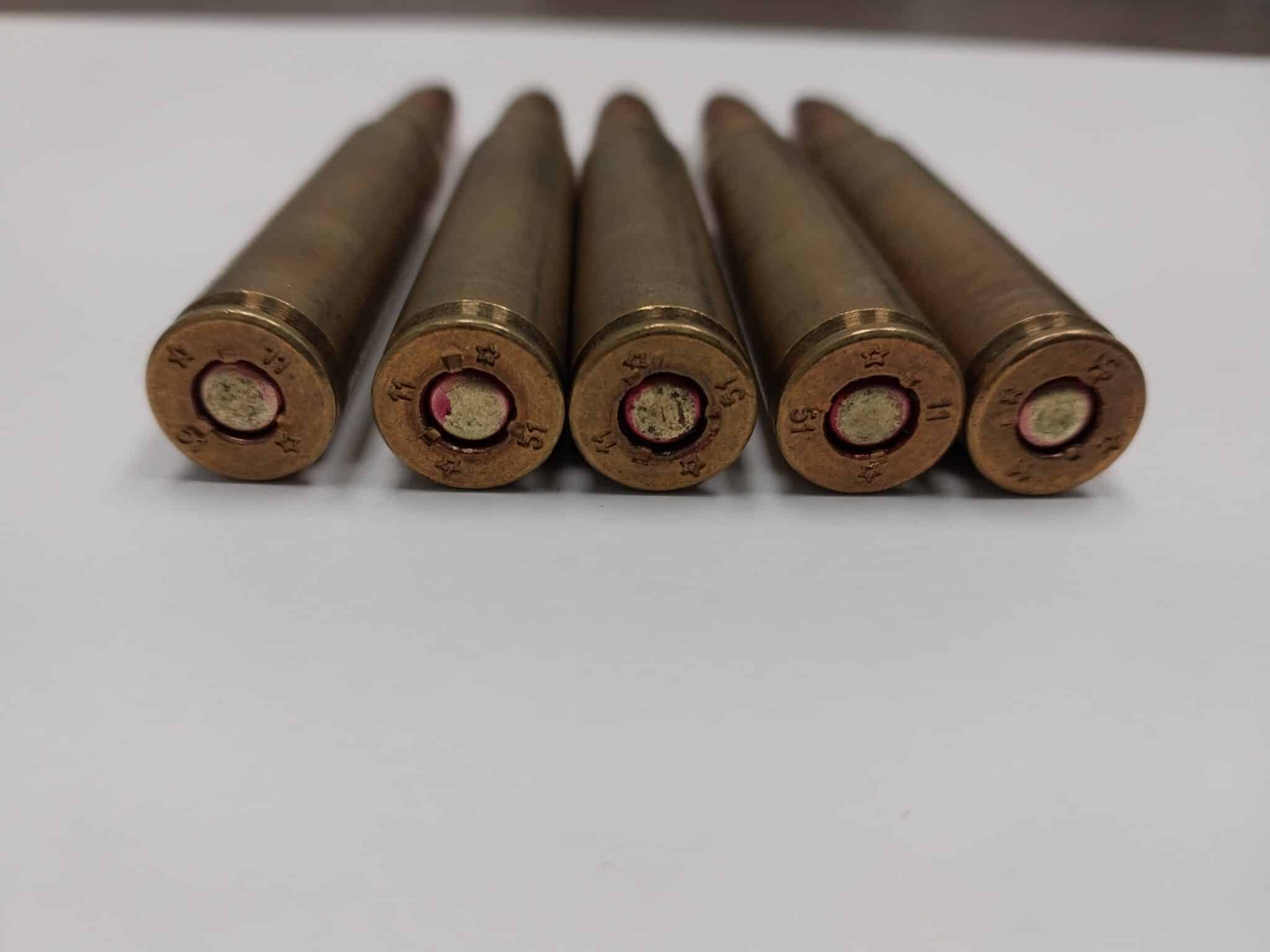 8mm Mauser, 7.92x57mm, 196gr, FMJ nonmagnetic, Surplus Berdan primed ...